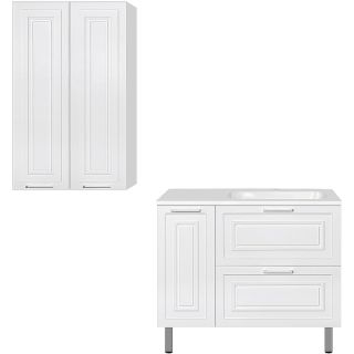 Тумба под раковину Style Line Альба правая 90 белый ЛС-000010054